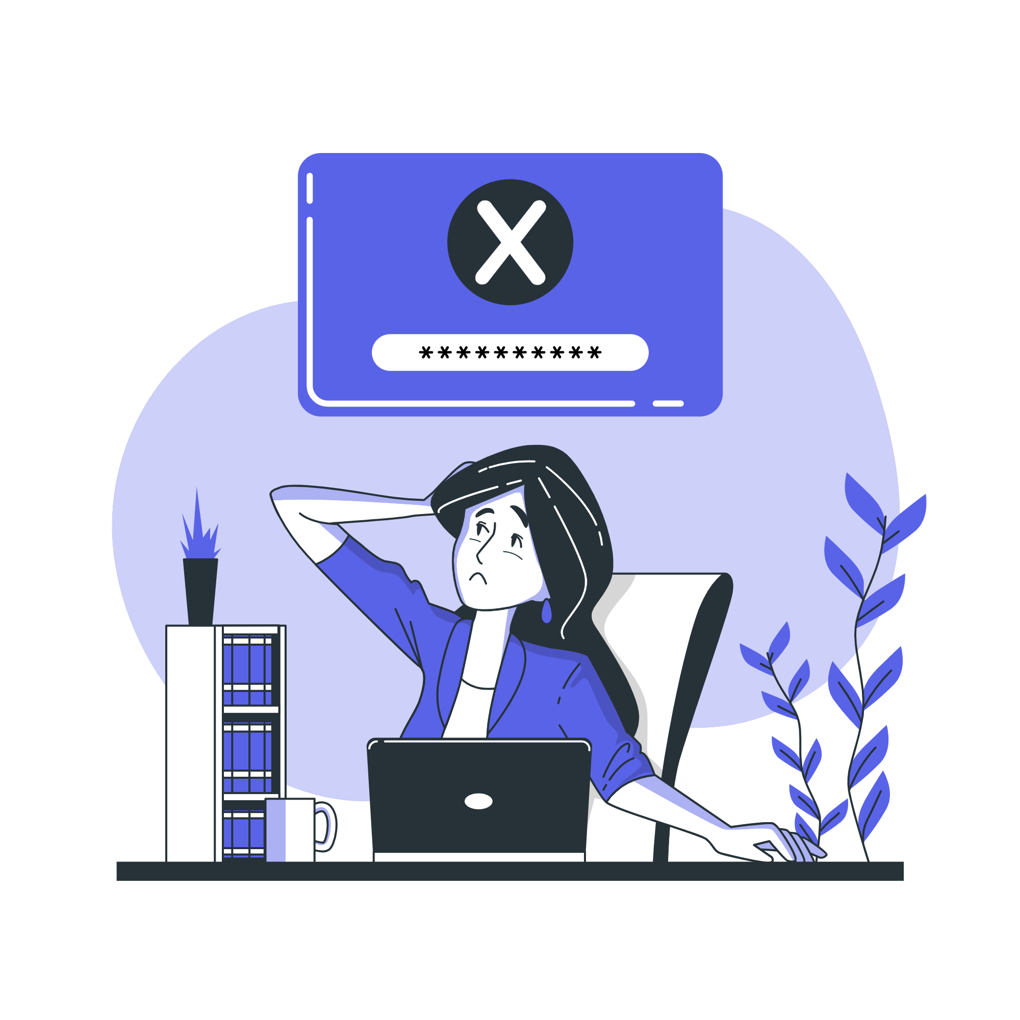 Forgot Password Illustration